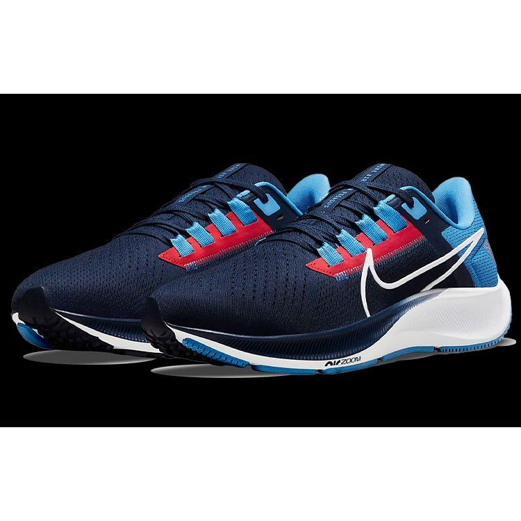 Nike NFL X Air Zoom Pegasus 38 Tennessee Titans Men Sneakers Blue College-Navy Coast DJ0859-400