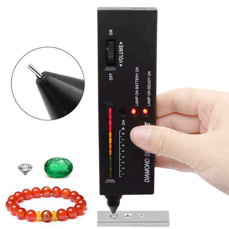 1pc Diamond Tester High Accuracy Diamond Tester Pen Jewelry Diamond Tester Professional Diamond Selector Diamond Tester Kit