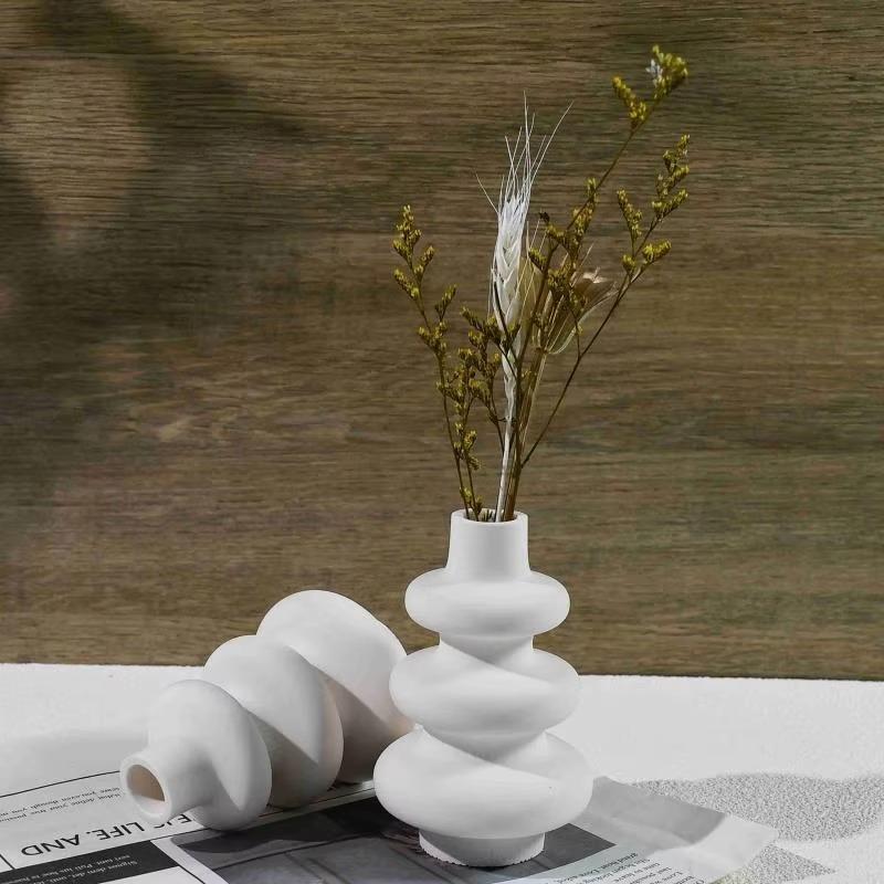 Nieregularny wazon silikonowy forma DIY wazon ozdoba dekoracja gips cement żywica forma rzemiosło dekoracja domu