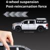 1:32 Ram Pickup Model Toy Off-Road Cars Metal Diecast Shock Absorption Doors Opened Sound Light Pull Back Interactive Vehicles