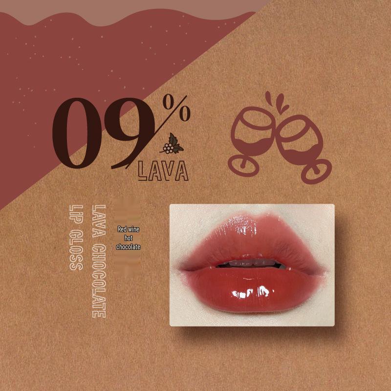 LEEMEMBER Laimeng Water Essence Lip Gloss Matte Chocolate Jelly Lipstick.