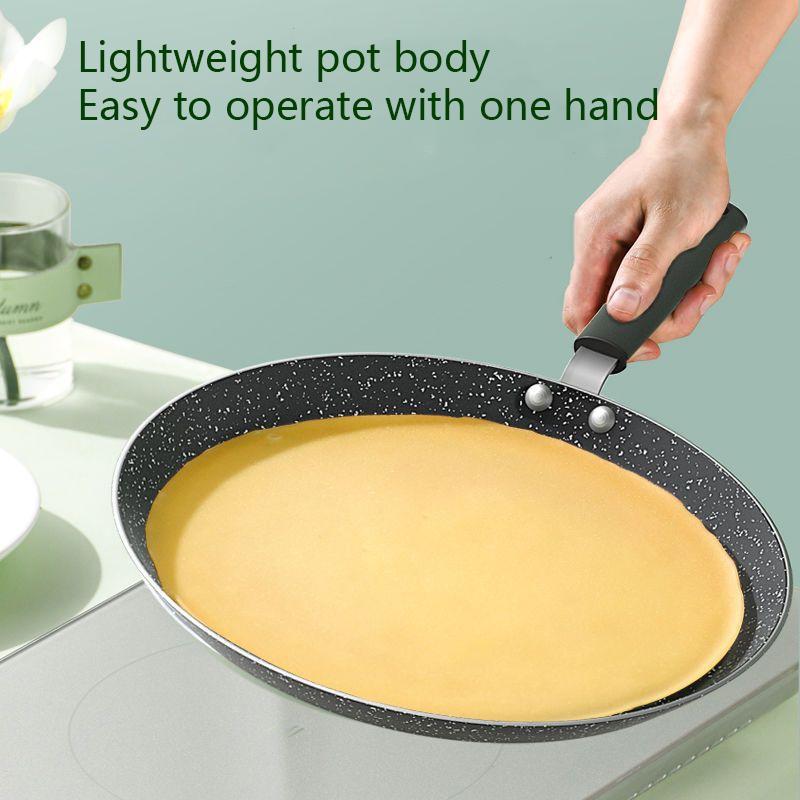 Non Stick Frying Pan 18/22CM Breakfast Frying Pan With Handle Cooking Utensil, Used For Frying Eggs, Steak, Fish Fillet