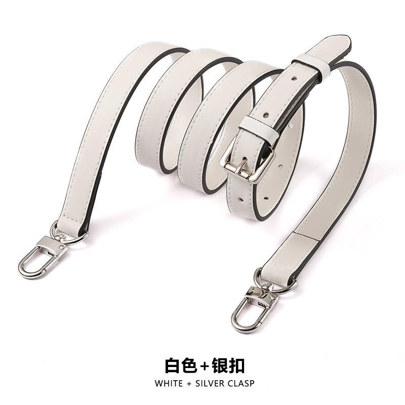 New Plain‑Textured Leather Wide Bag Strap Adjustable Replacement Shoulder Crossbody Belt Detachable Single Purchase Handbag Accessory