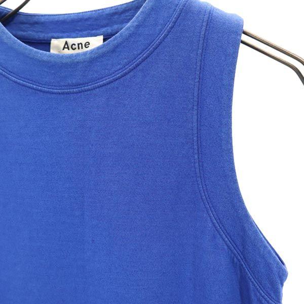 ACNE STUDIOS No sleeve cut off one piece XS Blue Women Used