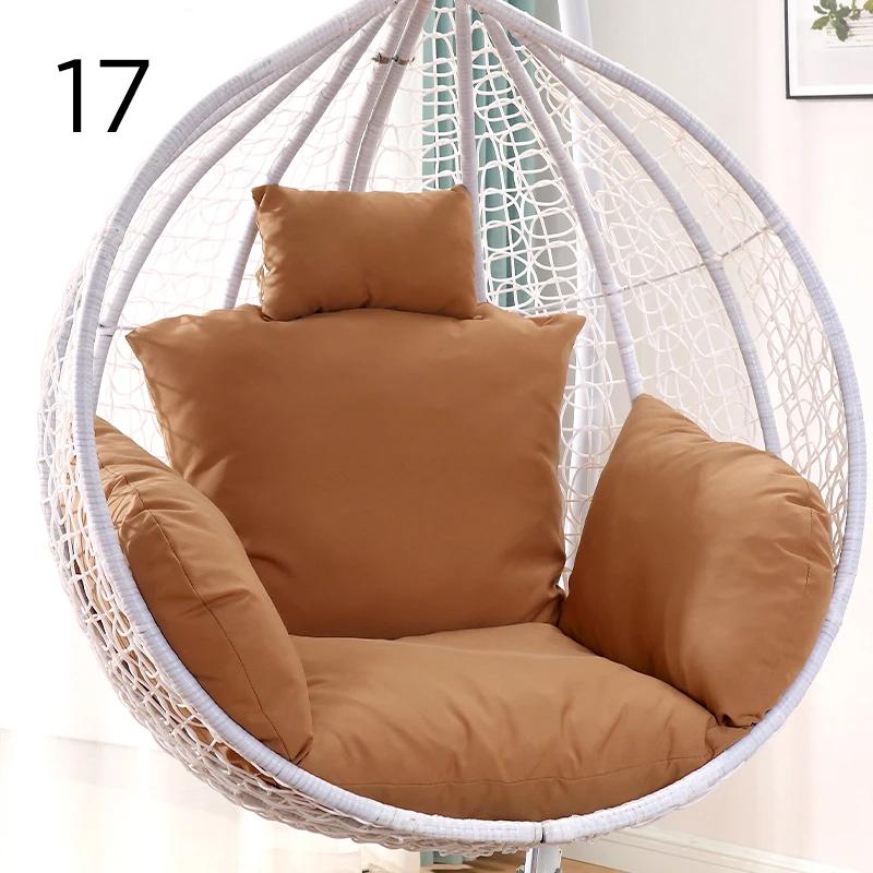 

Чехол для подушки для кресла-качалки Egg Chair, утолщенный, мягкий, патио, большой, дышащий, недеформируемый, чехол для подушки для кресла-люльки Hang Basket Chair, без подкладки S
