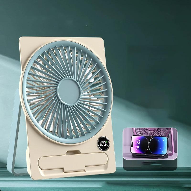 fan 1pcs office desktop small card circulation fan big wind power usb rechargeable mini small fan