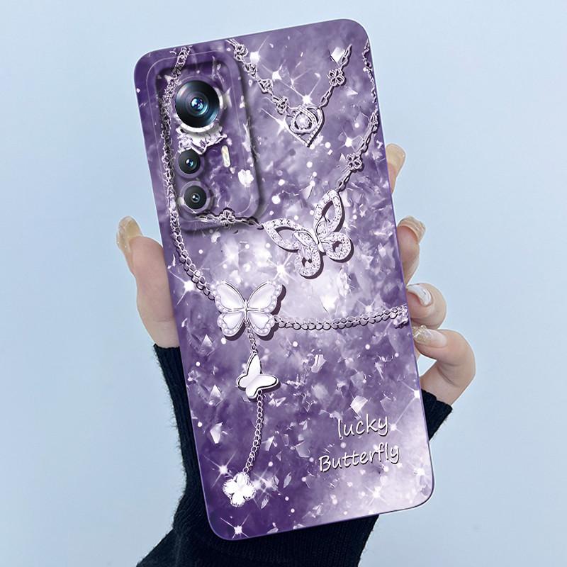 For Xiaomi 12 Lite 12T Phone Case Fashion Simplicity Oil Painting Cover Soft Liquid Silicone Shell For Xiaomi Mi 12T Pro Fundas
