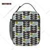 Orla Kiely Scandinavian Multi-Stemmed Birds Flower Insulated Lunch Bag Waterproof Thermal Cooler Bento Box Office Work School