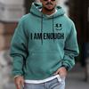 Fashion Printed Hooded Sweater Digital Printed Hoodie Simple Style