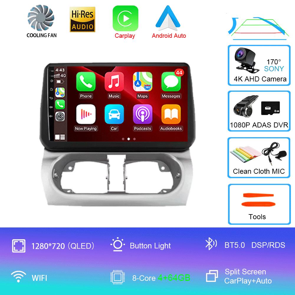 For Opel Combo Corsa Tigra 2001 - 2009 2010 2011 Car Radio Android 14 Auto GPS Multimedia Stereo Navigation No 2din DVD 5G WIFI
