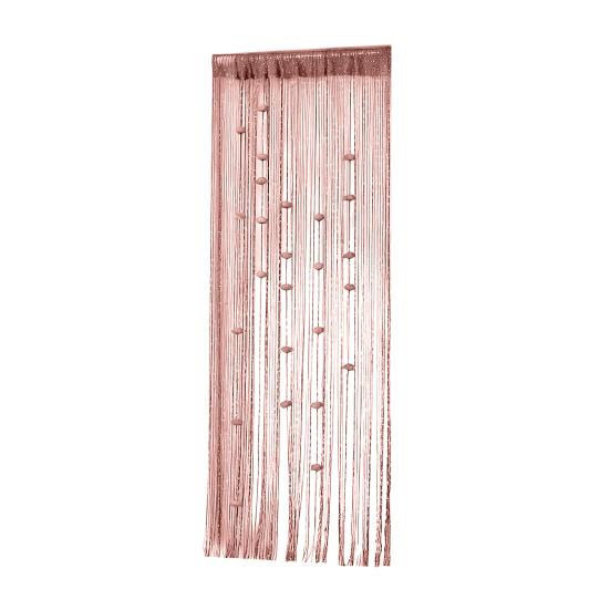 Door String Curtain Wall Panel Fringe Tassel Room Divider Blind Tassel Screen with Roses