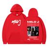 Rapper Milo J Fashion Tour 2026 Print T Shirt Men Fashion T-shirt Summer Short-sleeved Hip Hop Cotton Punk Oversized T-shirts