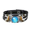 Leather Design Devil Eyelid Bracelet Retro Multi-Layer Bracelet Unisex Jewelry Accessries Gifts