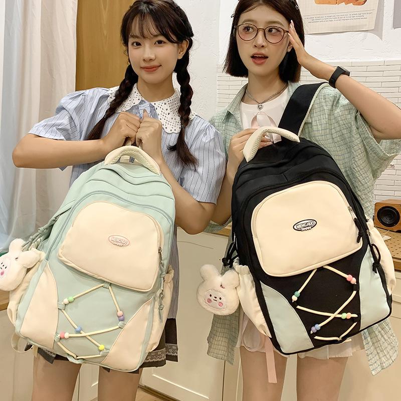 Children's Schoolbags for Primary School Students  Female College Students  Contrasting Color Backpacks