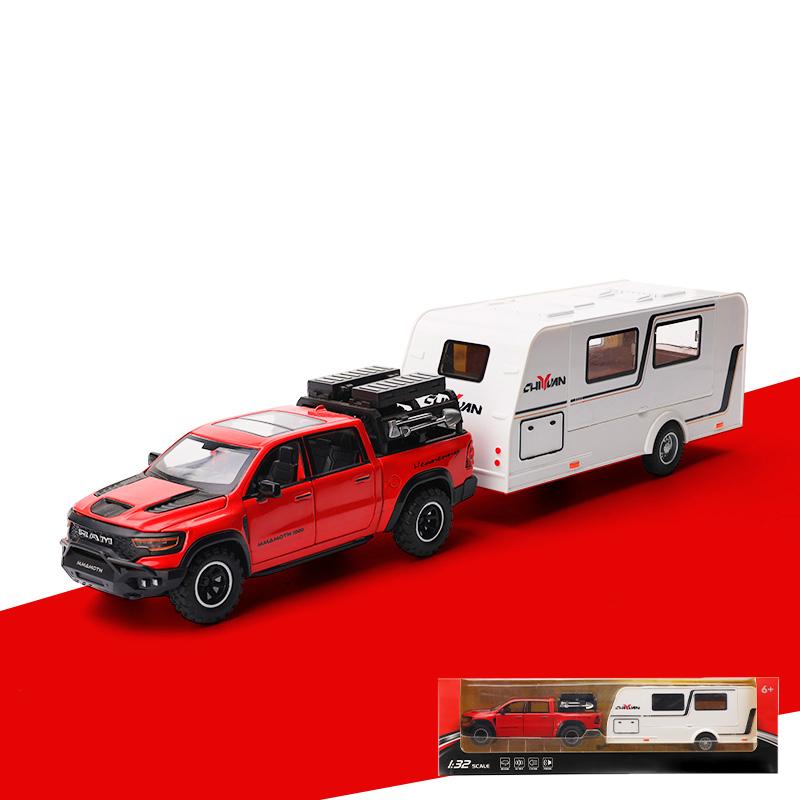 1:32 Ram 1000 Trx Mammoth Pickup Alloy Metal Diecast Model Car Decoration Ornament Pull Back Toy Collectibles Hobby Gift