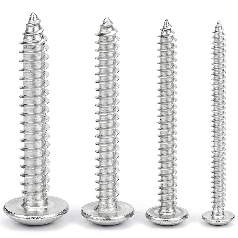 304 Stainless Steel Self-Tapping Screw Set - Mushroom and Umbrella Head
