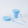 New 220ML Silicone Folding Cup Portable Heat Resistant Travel Water Cup With Lid Food Grade Mouthwash Cups Travel Use