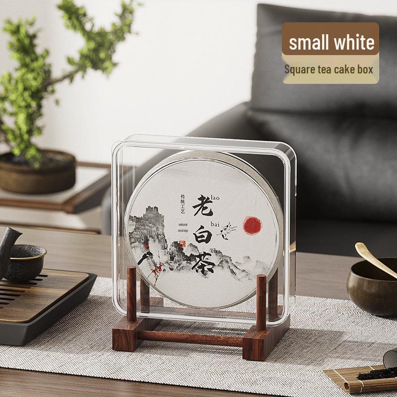 

Solid Wood Tea Cake Display Stand & Storage Tray Set Package