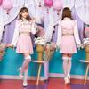 Clearstone Love Dress Halloween Cosplay Peach Blossom Costume for Women Pink