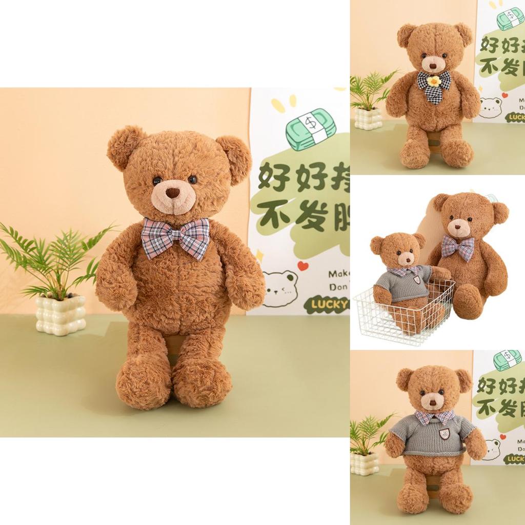 Teddy Bear Plush Toy With Pp Cotton Filling For Kid Girls And Gift Giving