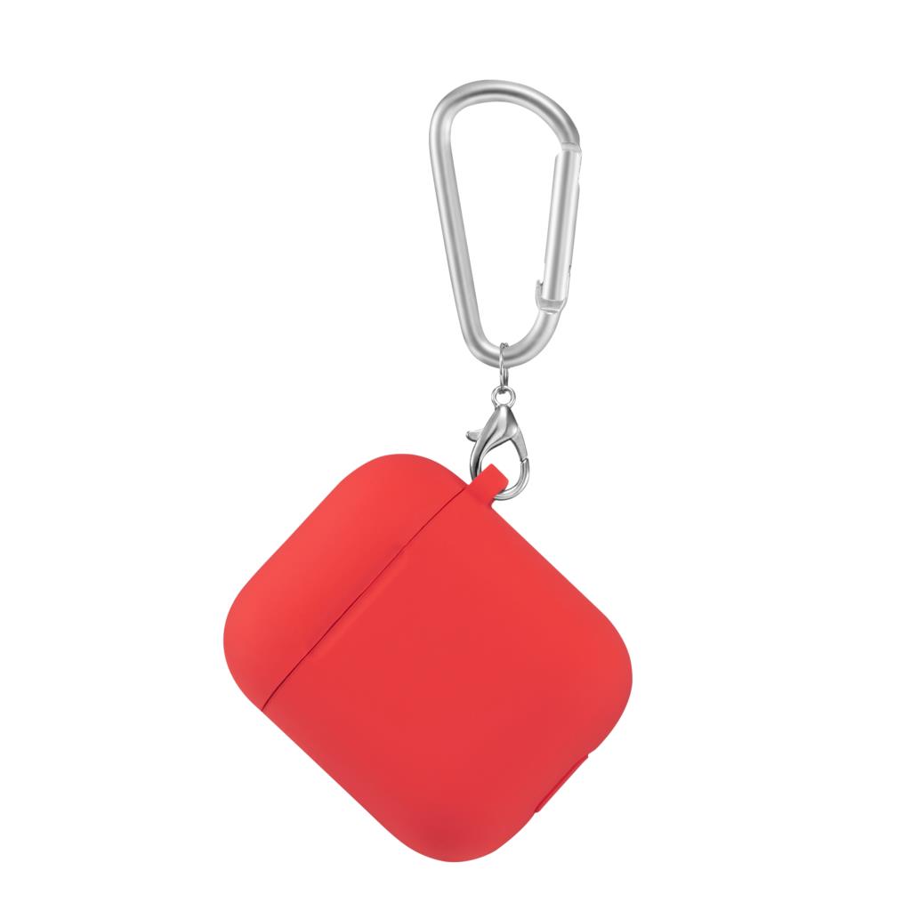 Wireless Bluetooth Earphones Case Silicone Protective Cover For Apple Air Pods 2 1 Soft Cover Headphone Accessories With Keychin