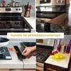 24 Inches Kitchen Stove Gap Strip Silicone Anti-Oil Oven Anti-spill Seal High Temperature Resistant Anti-Stain