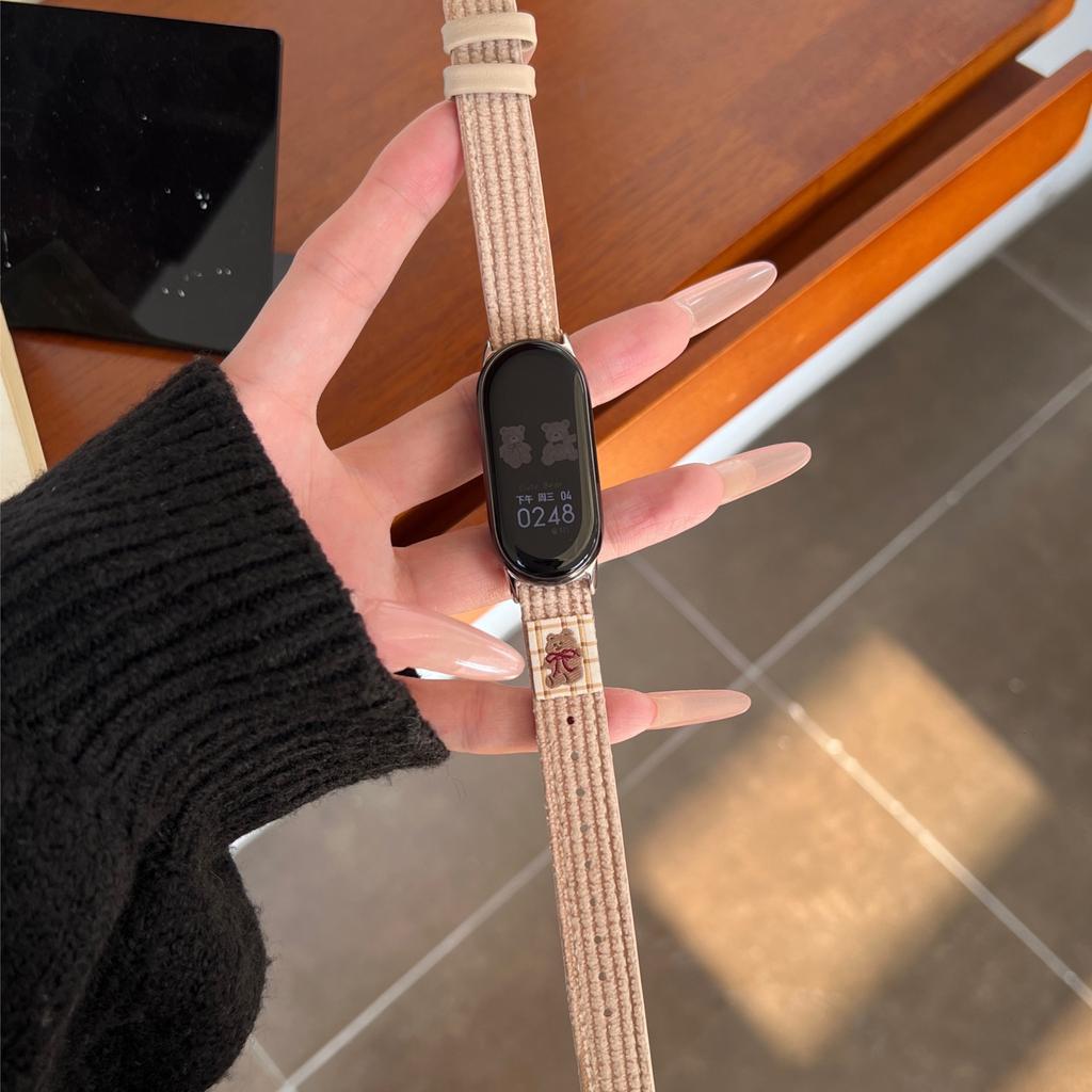 Xiaomi Mi 89PRO Bracelet GT5 Huawei Strap Apple SE 10th Generation Cute Bear Puppy Thin Strap