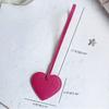 Hanger Pu Leather Heart Pendant Heart Shaped Bag Decoration Lovely Bag Charm  Bag Accessory