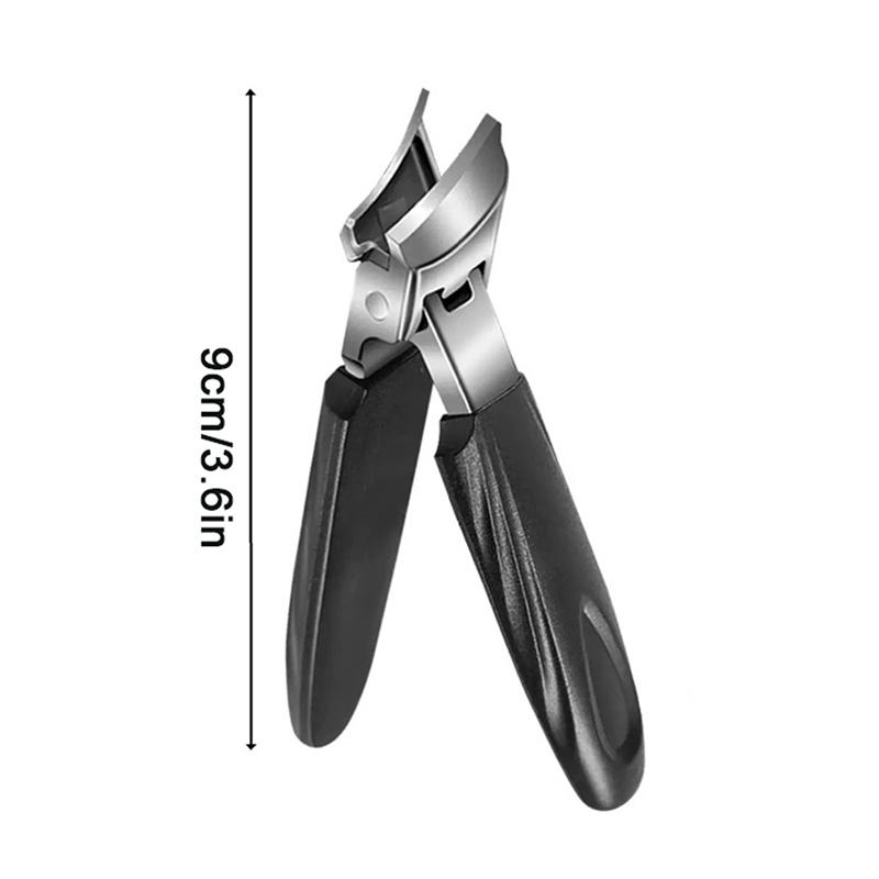 Spritzschutz Nagelknipser Große Größe ABS Edelstahl Zehennagelschneider Diagonalzange Manikürewerkzeuge Haushalt Nägel Kunstwerkzeug