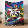 Grand Theft Auto Blanket Comfortable Suitable for Office Chair Bed All-Season Use Modern Gifts For Family Or Friends