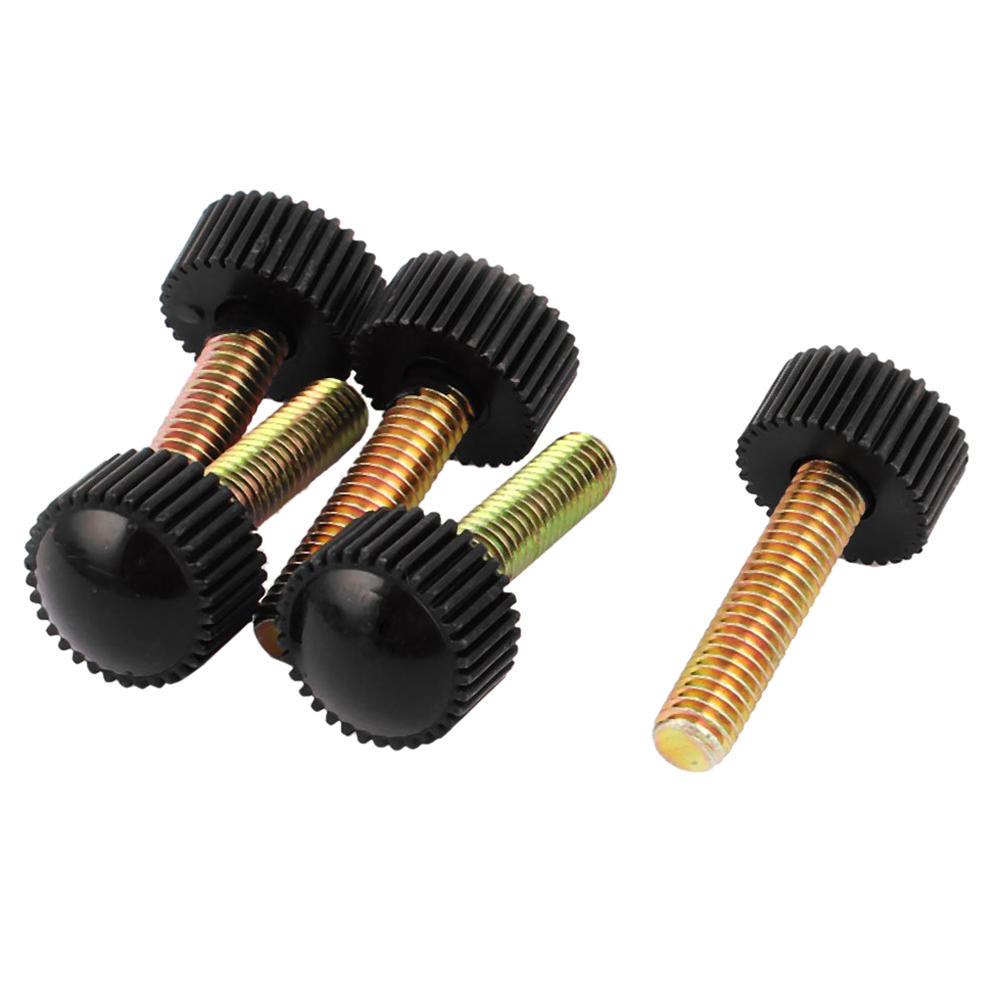 Oro nero tono m10 50mm Diametro testa a stella manopola di serraggio Pezzo di riparazione Oro nero tono m10 50mm Diametro testa a stella manopola di serraggio Pezzo di riparazione