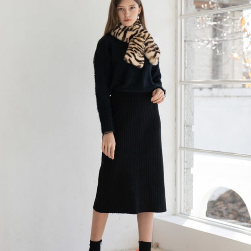 MANES Laon Fake Fur Muffler (4color)