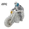 Personalized Spooky Decoration Halloween Skeleton Ornament Resin Motorcycle Figurines Durable Matte Finish