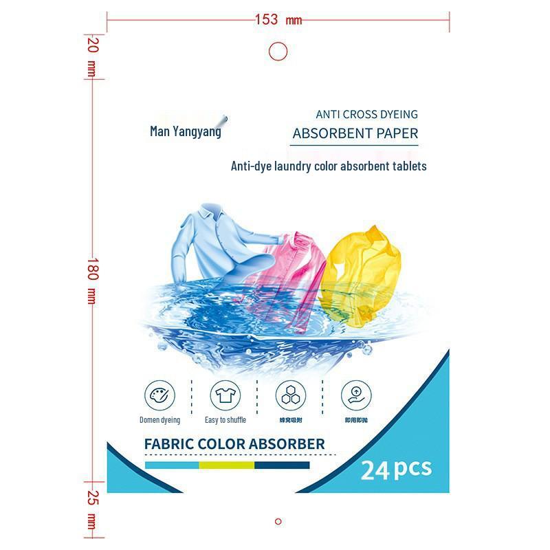 

Листы для улавливания цвета при стирке - Защита от выцветания и переноса красителя, Поглощающие цвет для стиральных машин