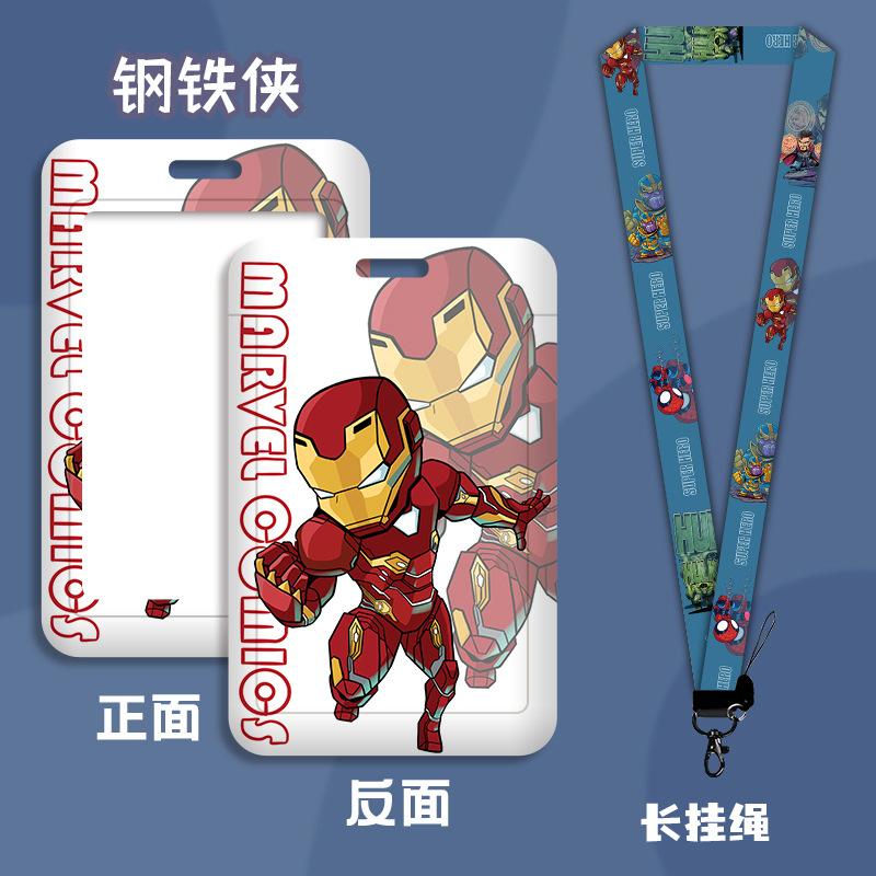 Anime Characters Card Holder Lanyard Keychain ID Credit Bus Card Cover Hang Rope Lariat Lanyard Key Rings Fans Gifts