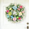 Simulated Plant Easter Decoration Wreath Plastic Spring Floral Wreath  Holiday Decor