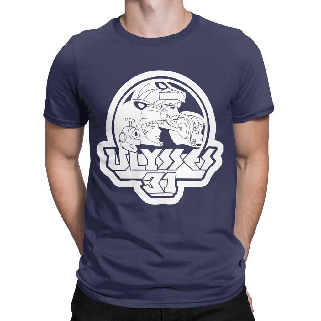 Ulysses 31 T-Shirt Men Cartoon Amazing Pure Cotton Tee Shirt Round Collar Short Sleeve T Shirts Plus Size Clothes