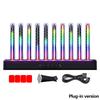 1set Car USB Night Light Vehicle-mounted aromatherapy sound pickup lamp LED Glow Tube Lighting for Car Bedroom Decoration