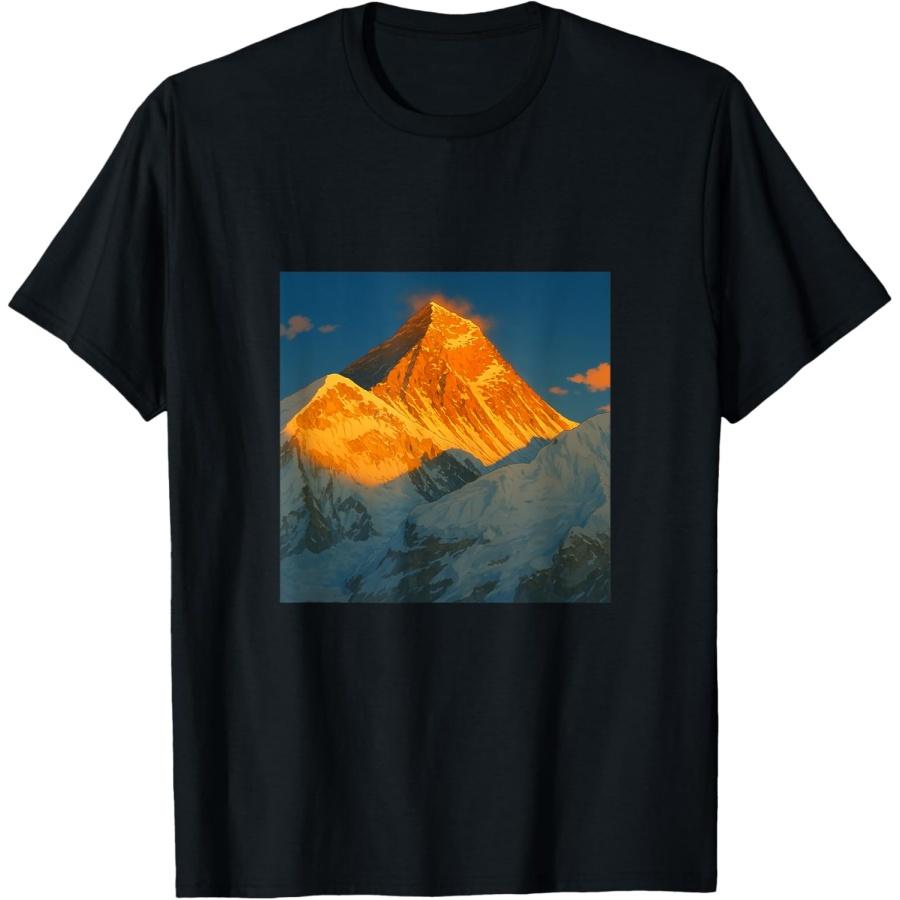 

Mount Everest Gift for Nepal Nepalese Nepali T-Shirt XXXXXL чорний