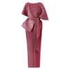2025 Spring Middle East Elegant Women's Slim Pleated Two-Piece Evening Dress