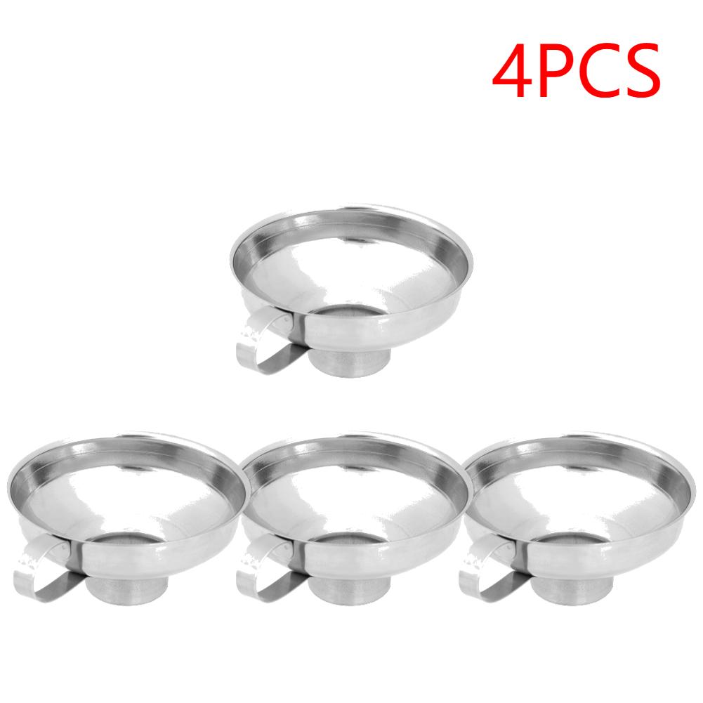 Edelstahl-Einmachtrichter mit breiter Öffnung, Salatdressing-Trichter, Ölleck