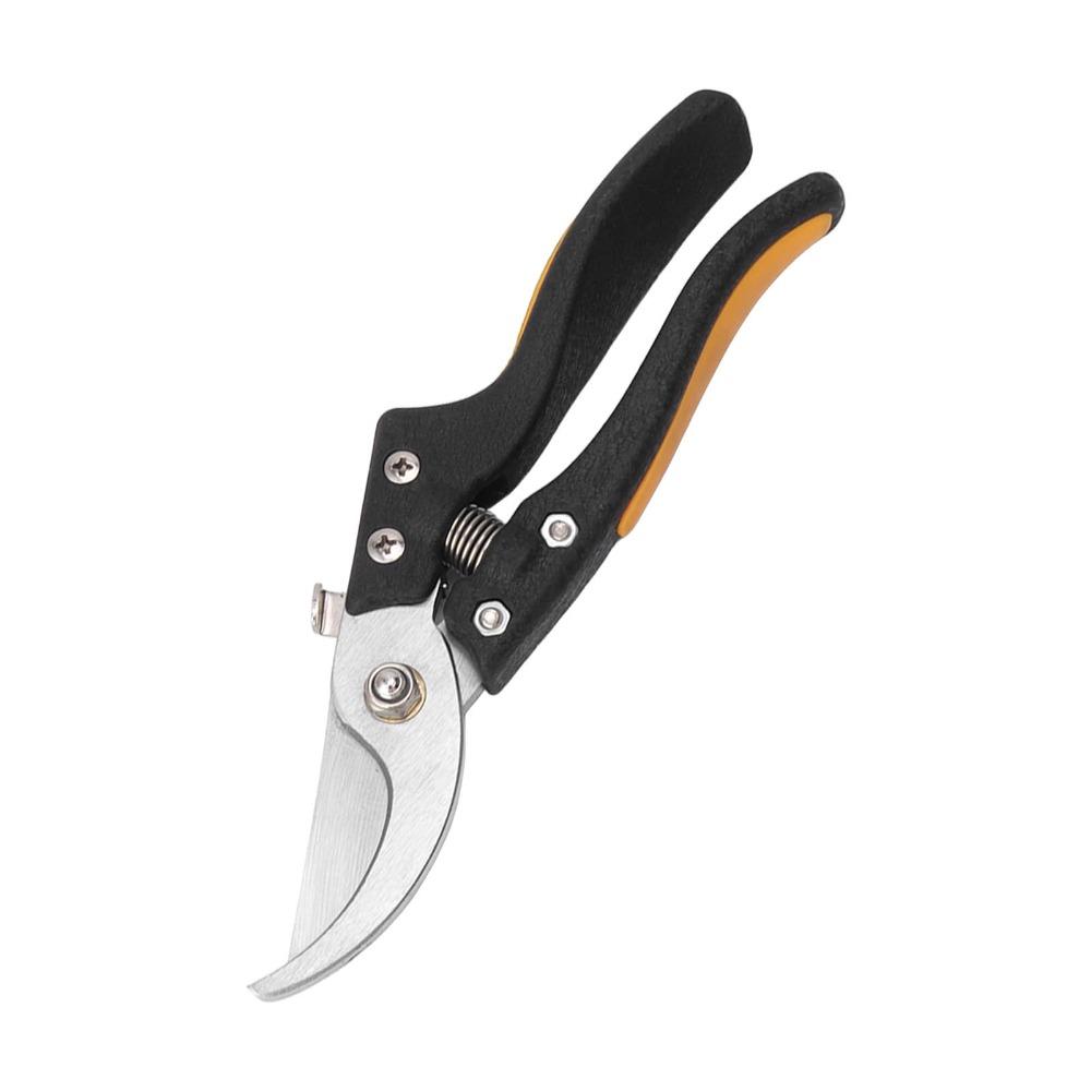 Black and Yellow Pruning Shears Sharp Blade Floral Scissors Durable Garden Clippers