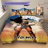 Custom Textile Wonder Woman Peace Bedding 3 Piece Set HD Print Duvet Cover Pillowcases for Teens Adult Bedroom Decoration