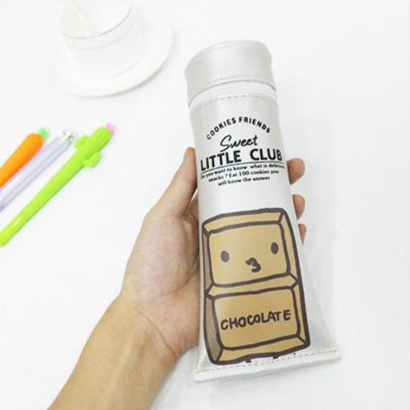 Toothpaste PU Waterproof School Pencil Cases Stationery Pencil Case Pencil Case For School