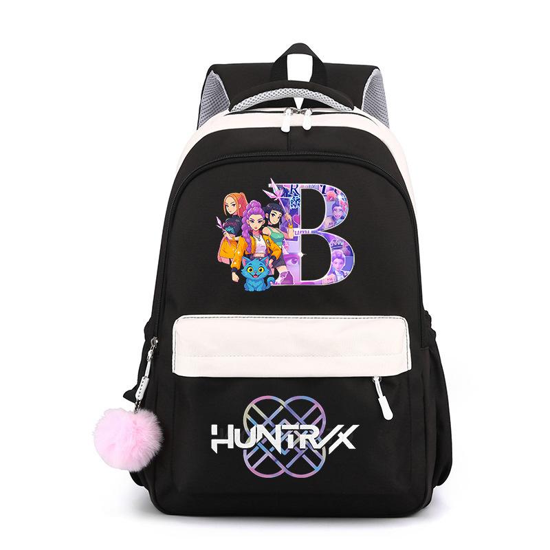 Large Capacity Schoolbag with Shoulder Strap; Student Three-piece Pencil Case Set