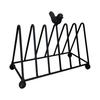 Plate Storage Rack, Durable Iron Dish Display Stand, Anti-Slip Certificates Cookbooks Organizer, for Plates Cutting Boards Tiles Plaques Trays