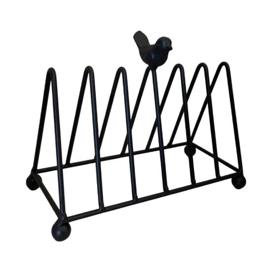 Plate Storage Rack, Durable Iron Dish Display Stand, Anti-Slip Certificates Cookbooks Organizer, for Plates Cutting Boards Tiles Plaques Trays