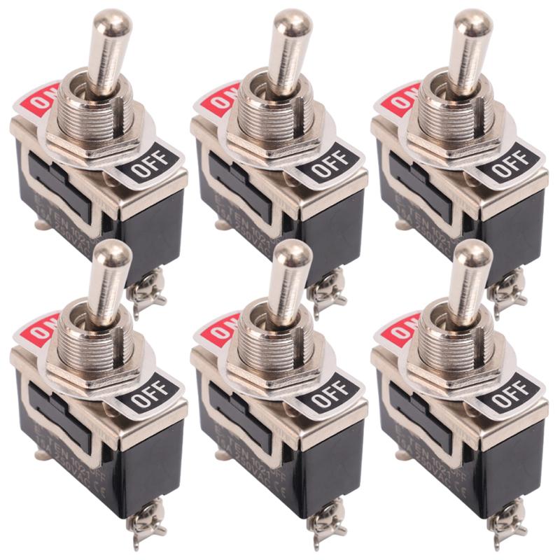 Heavy Duty Car Boat Rocker Toggle Switch 15A 250V 2Pin SPST ON/OFF Rocker Switches with Waterproof Boot Spst Rocker Switch Switches4