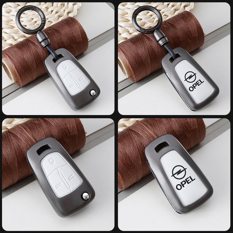 Alloy Car Key Housing Cover Bracket Protective Shell Key Case Cover For Opel Vauxhall ADAM Insignia Antara Corsa J D H Kadett GT