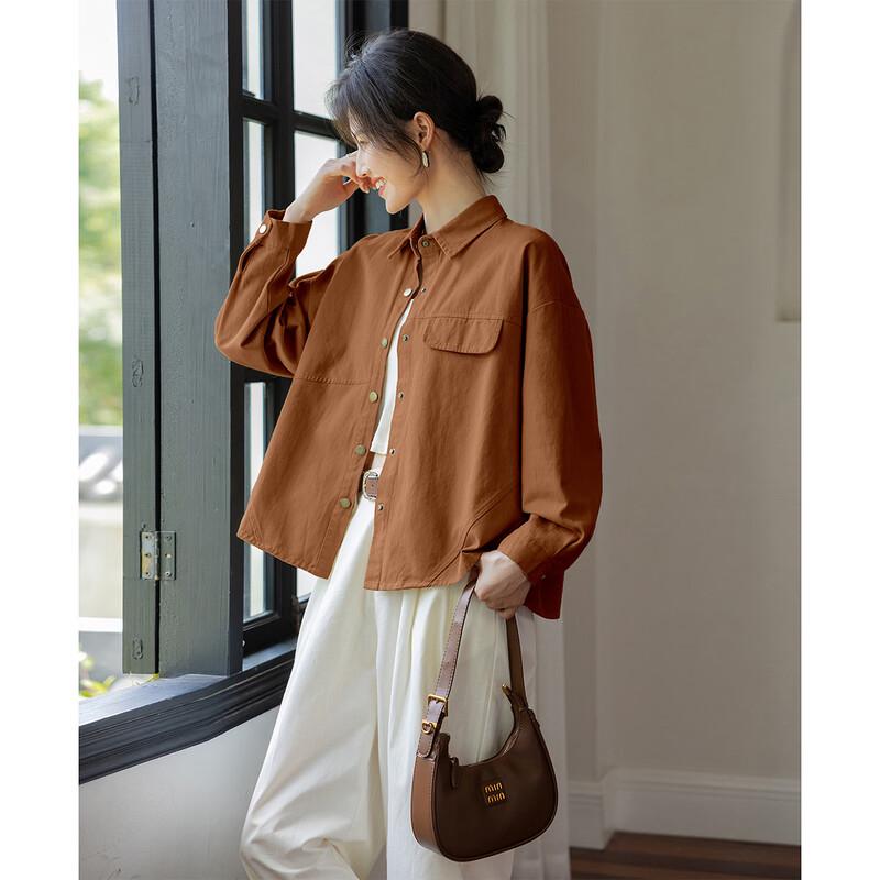 Women's Brushed Casual Shirt Jacket